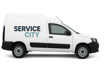 Camioneta de la flota de tecnicos de Service City