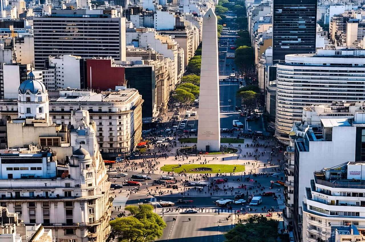 ciudad de buenos aires y obelisco